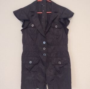 WH|BM Utility Tunic Blouse